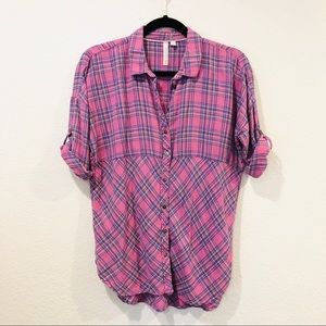 5 FOR $25 ⭐️ C&C California Plaid Button Down